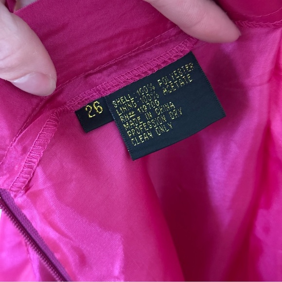 Terramina Ruffled Layers Formal Maxi Church Skirt 26 Pink Fuschia - Picture 10 of 14